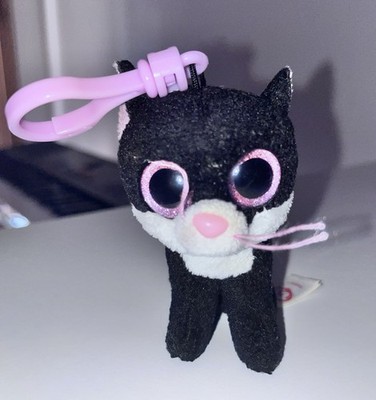 Used Ty Beanie Boo Pepper Keychain, 'Retired'
