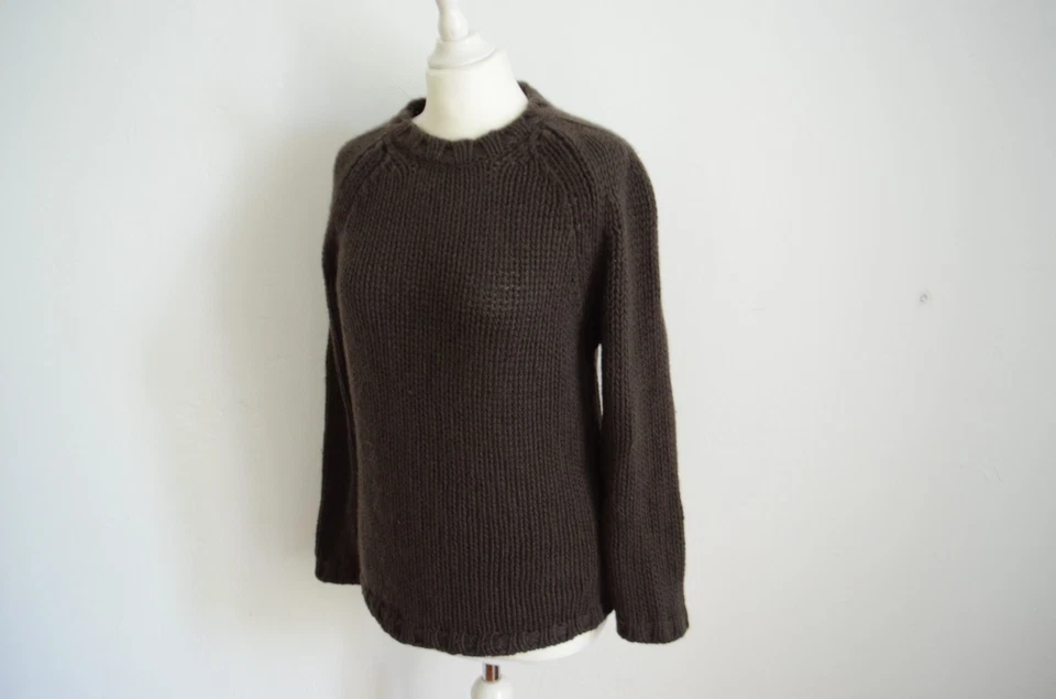 IRIS VON ARNIM 10-ply 100% Kaschmir Pullover schokobraun 36 S - Bild 4 von 4