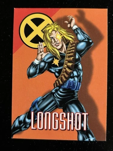 Longshot X-Men 1996 Fleer #34 Marvel Vision MCU Comic Vintage Trading Card