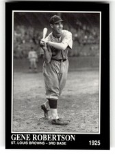 Gene Robertson 1992 Conlon Collection TSN St. Louis Browns #386 .B1N