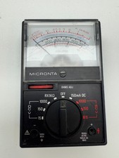 Vintage Micronta 22-212 Analog Multimeter Radio Shack Voltmeter Ohmmeter Tester