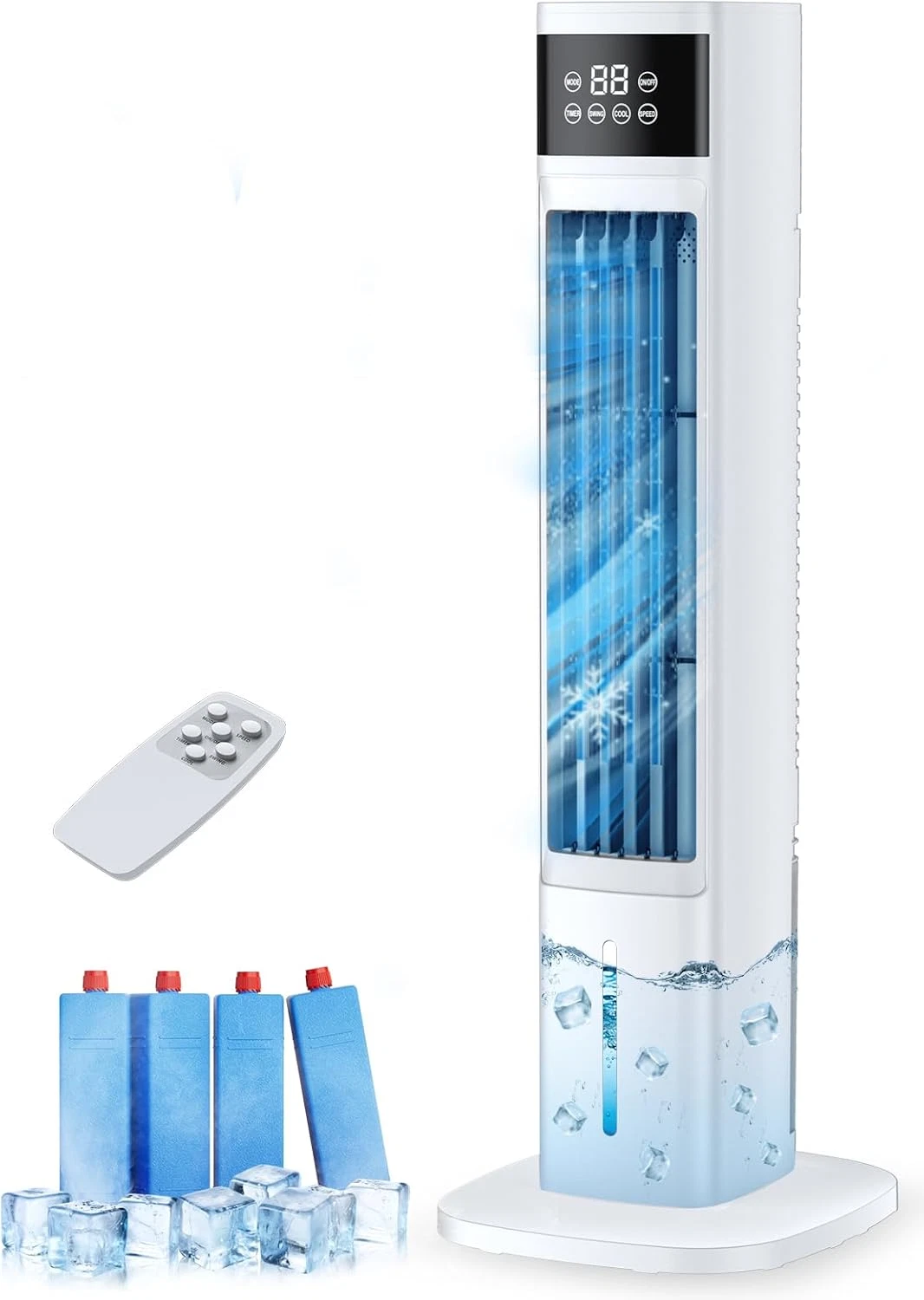 Evaporative Air Cooler, 3-in-1 Portable Air Conditioners for Room, 4 Modes 3 Spe
Opens in a new wind