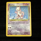 Pokémon Mewtwo TCG Base Set Holo Unlimited Rare Card 10/102