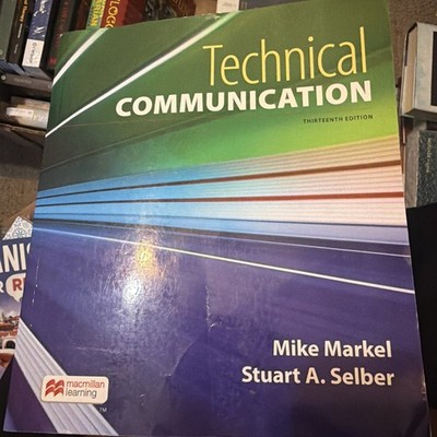 Technical Communication 13th Edition, ISBN 978-1-319-24500-9