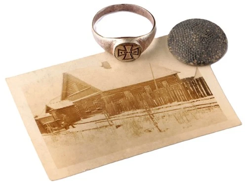 1942 Photo Ring WW2 German Iron Cross Germany WWII Wehrmacht Military award deco