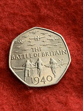 2015 50p Battle of Britain Circulated Fifty Pence Coin