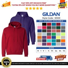 Gildan 18500 Mens Heavy Blend Pouch Pocket Pullover Jumper Hoodie Sweatshirt