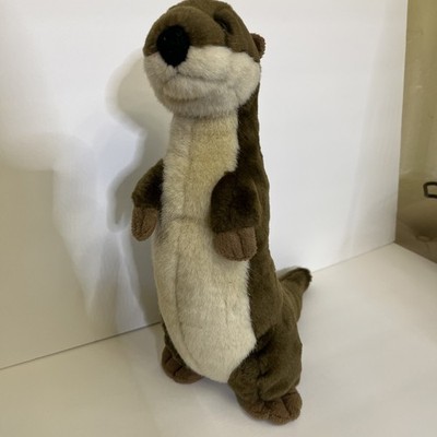 The Petting Zoo Otter Plush Realistic Standing Brown Stuffed Animal Toy Soft 13''