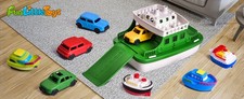 Toy Boat Bath Toys for Toddlers with 4 Mini Car Toys and 4 Bath Boat Squirters,