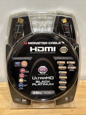 Monster Cable Ultra HD Black Platinum HDMI 35 FT. Cable 4K Ultimate High Speed