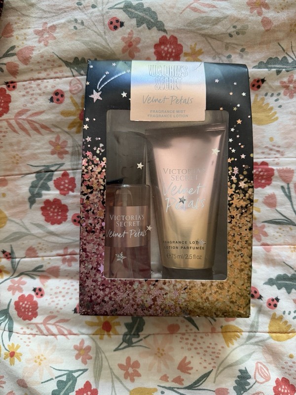 Victoria's Secret Velvet Petals Body Mist and Lotion Travel Size Gift Set