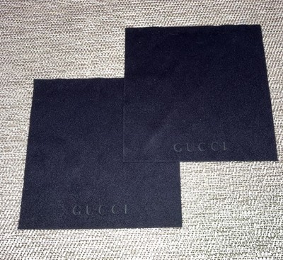 2 Gucci Black On Black Cleaning Cloths Microfiber For  display picture 3