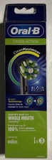 Oral-B Cross Action Electric Toothbrush Replacement Brush Heads, Black, 3 Count