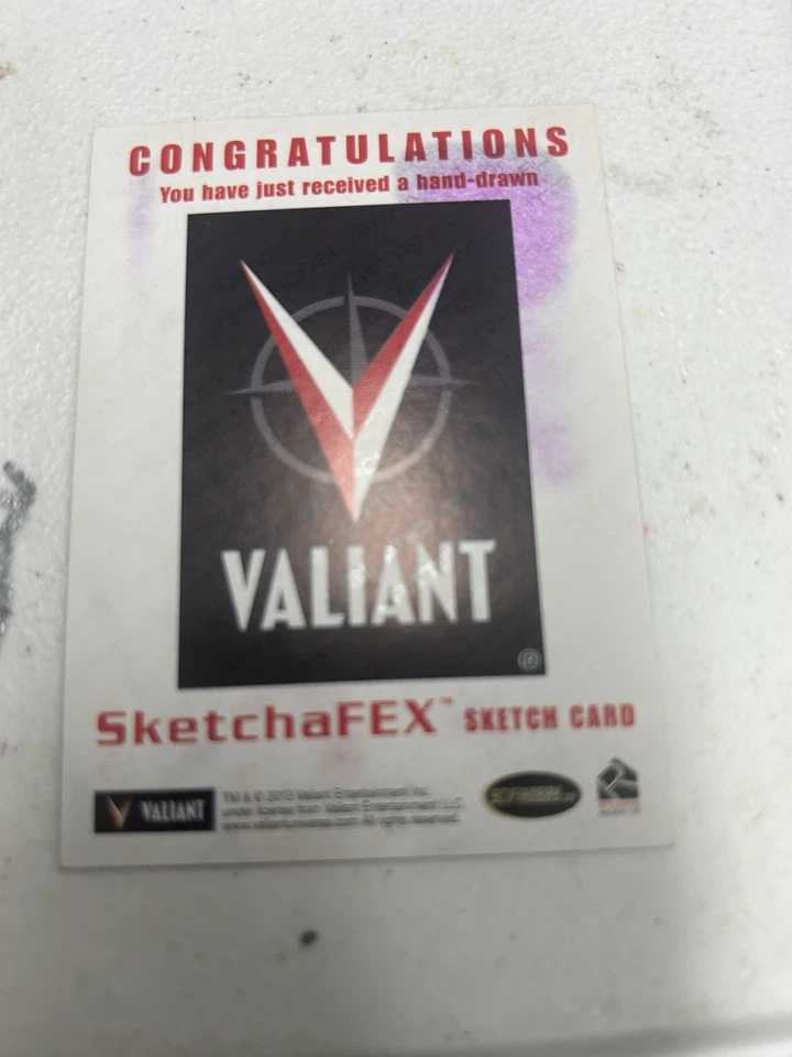 2016 Mauro Forda Aliens Anthology, & 2013 Bloodshot Valiant Rittenhouse Sketch - Image 4 of 4