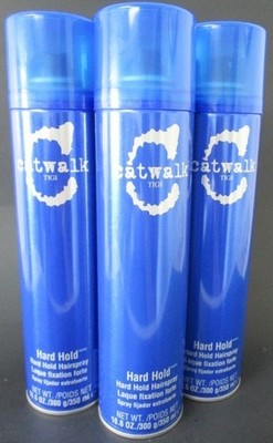TIGI CATWALK HARD HOLD HAIRSPRAY 10.6 OZ PACK OF 3
