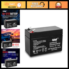 12V 1.2Ah Replacement Battery for Emergency Exit Signs, Electric Scooters & More