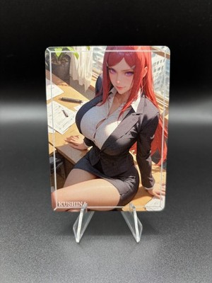 Kushina Naruto Waifu Card TCG Full Art Waifu Legends Custom
