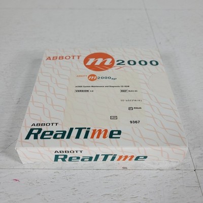 ABBOTT 6L63-03 m2000 System Maintenance and Diagnostic CD-ROM Version 3 m2000sp