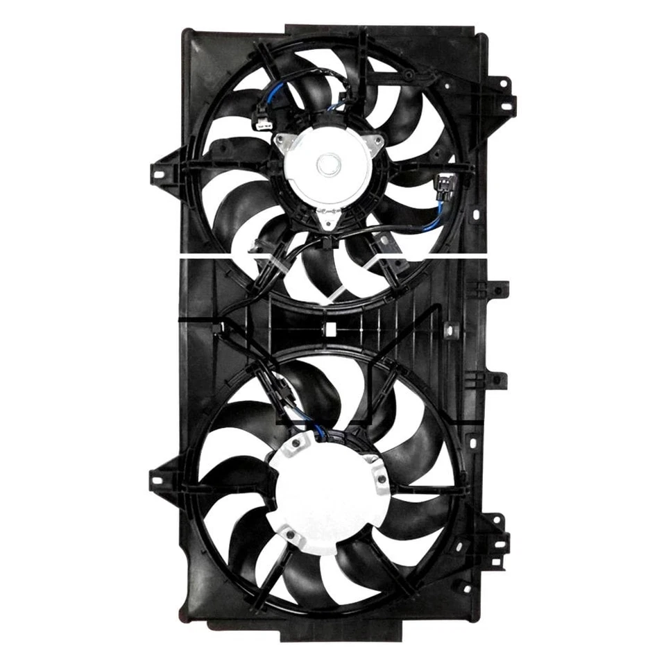 For Mazda 6 2011-2013 TYC Dual Radiator & Condenser Fan Assembly Foto 2 de 2