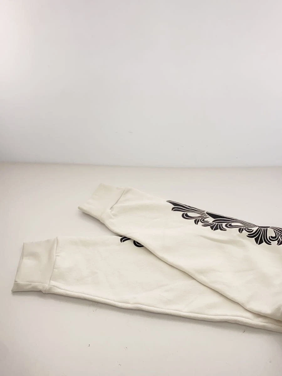 Felpa con cappuccio CHROME HEARTS scarpa cavallo floreale L cotone stampa bianca 036 077633 usata