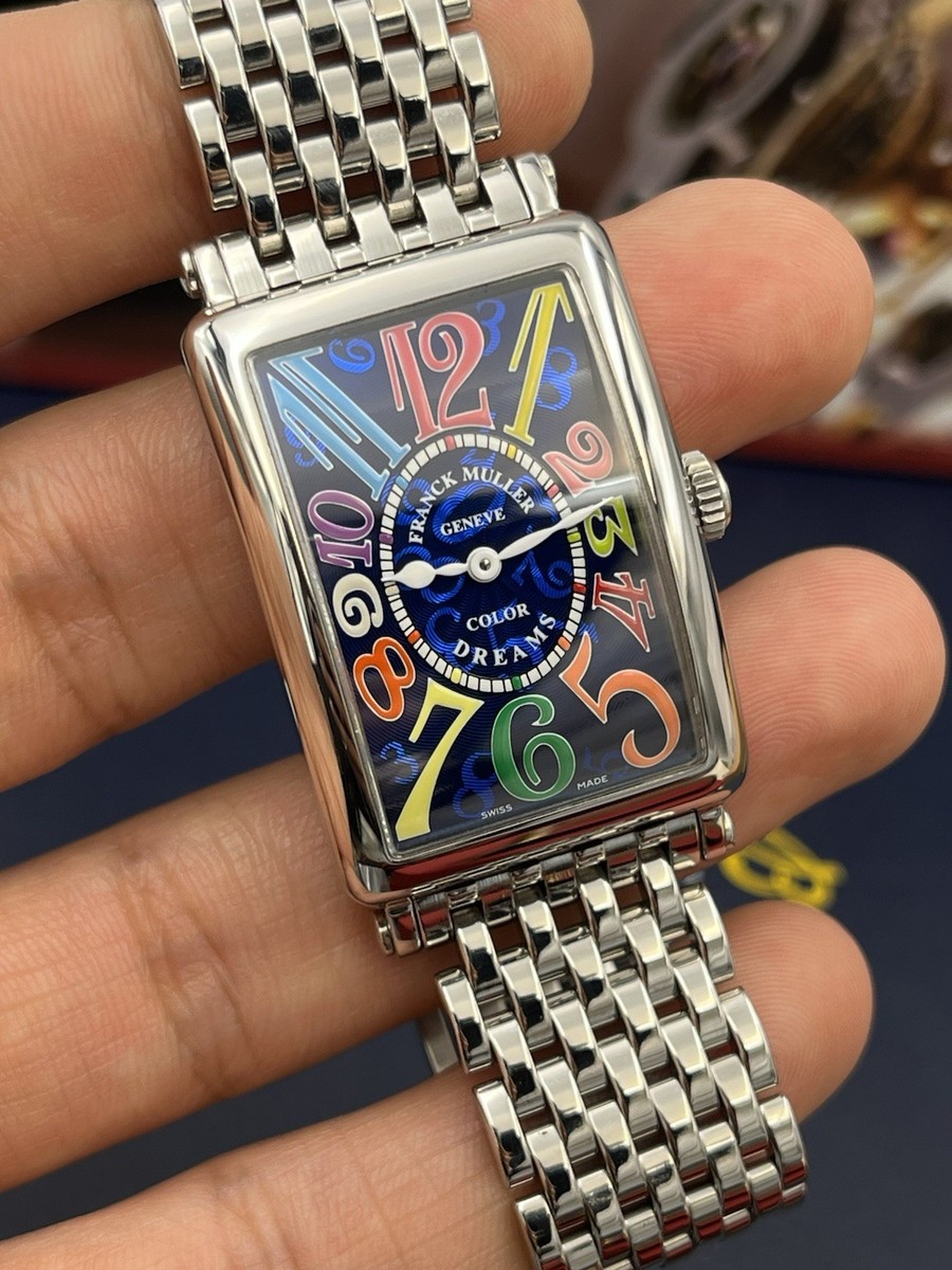 Franck Muller Long Island Colored Dreams Quartz, Blue Dial | eBay