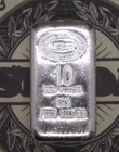 ***IGR*** 10oz .999 Fine SILVER Bullion Bar #I-177907 Sealed w/ Cert ECC&C, Inc.