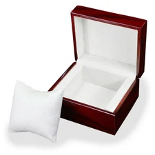 Retro Luxury Single Slot Wooden Wood Watch Case Wristwatch Box Organizer Storage