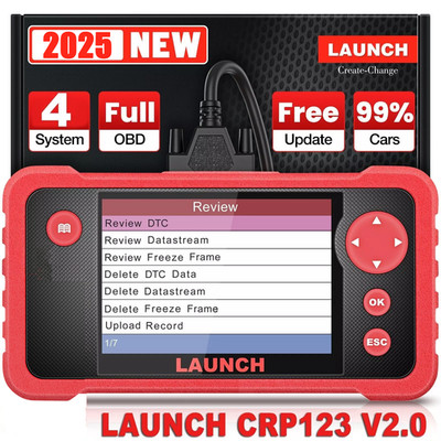LAUNCH X431 CRP123 V2.0 KFZ OBD2 Diagnosegerät Auto Scanner 4System ABS SRS SAS
