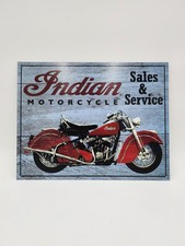 Indian Motorcycle Metal Sign