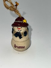 Brianna Mini Snowman Christmas Ornament Special People Pre-Personalized