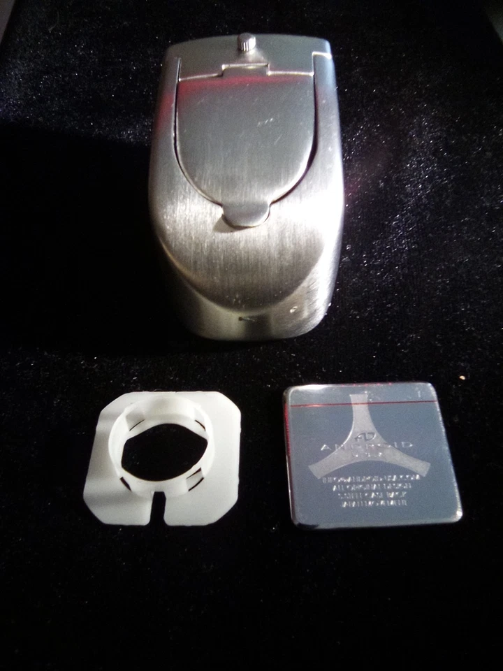 Rare Vintage ANDROID USA OKO Unique TV Clock Rose /Gold color Face Dial Desk - Image 2 of 4