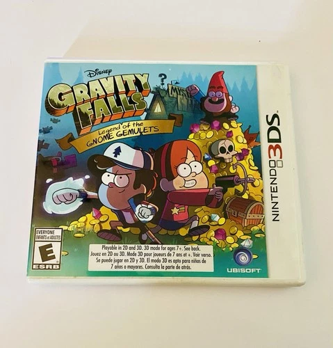 Gravity Falls Legend of the Gnome Gemulets Nintendo 3DS Complete Works Great