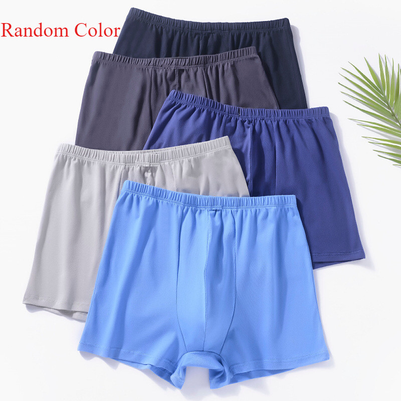 Comfortable 5-Pack Men's Cotton Briefs Underwear - Plus Size 8XL In Assorted Colors