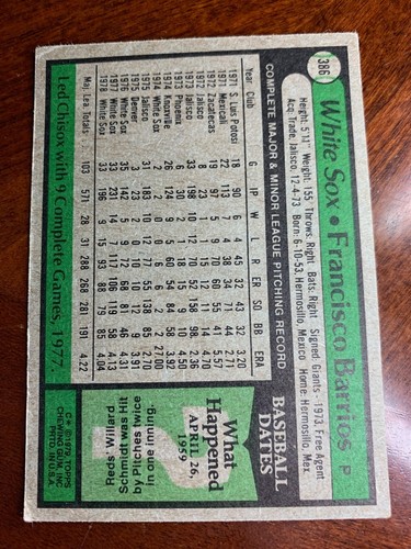 1979 Topps Baseball Singles - Complete Your Set - Pick A Card (165 - 386) - Picture 511 of 513