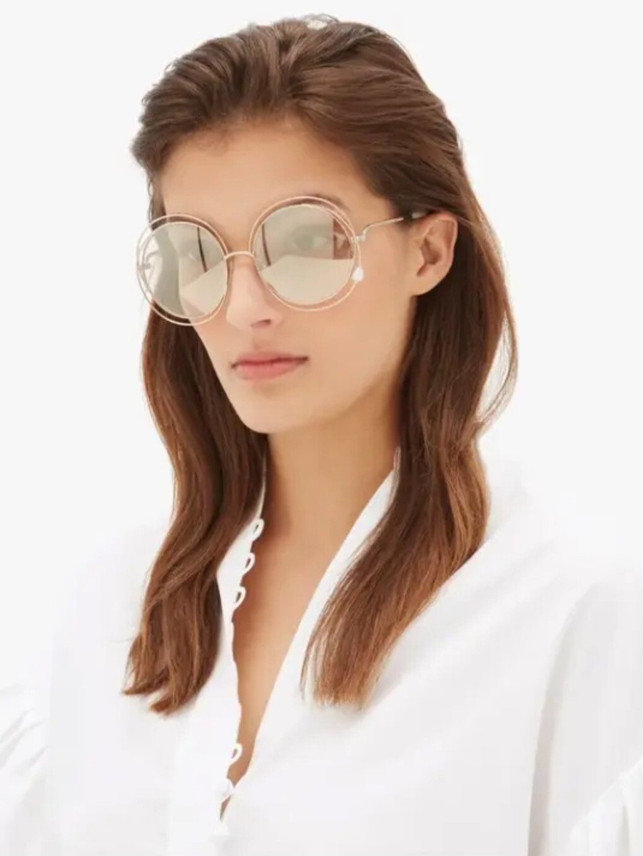 Limited Edition CHLOE CARLINA w/ PEARL 58mm Sunglasses MSRP