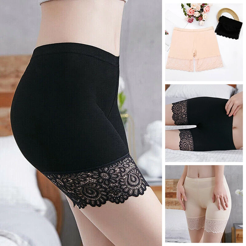 Women Elastic Soft Safety Pants Anti Chafing Under Shorts Pants