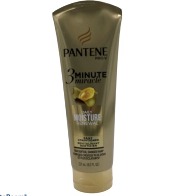 Pantene Pro-V 3 Minute Miracle Moisture Renewal Deep Conditioner 8 oz Tube