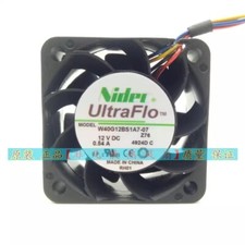 Nidec W40G12BS1A7-07 4020 DC12V 0.54A Cooling Fan 4CM cm 4 wires