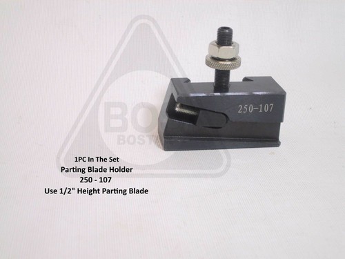 BOSTAR AXA 250-111 Wedge Type Tool Post, Tool Holder Set for Lathe 6-12" 8PC Set - 第 6/8 張圖片
