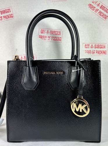 Bolso bandolera de cuero de PVC Michael Kors Mercer mediano Mk firma - Imagen 3 de 109