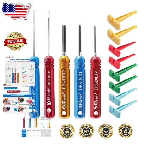 Efficient DT, DTM, DTP Pin Extractor Tool Set with Storage Bag Included