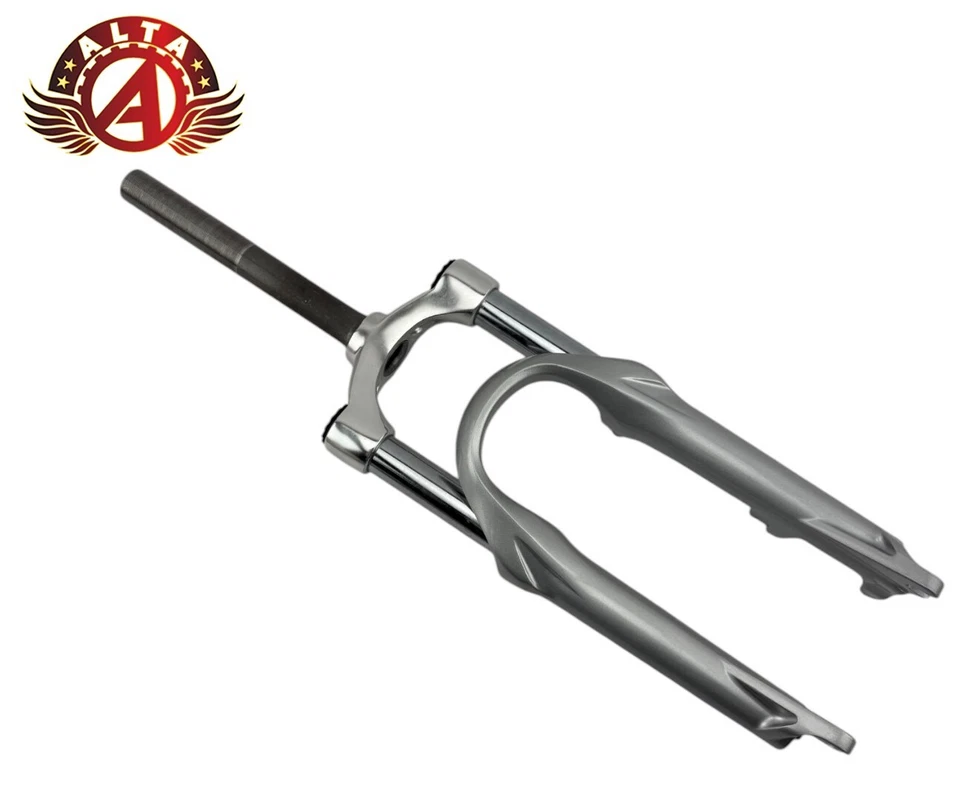 ALTA 20" Bicycle Suspension 1 Inch Threaded ALLOY DISK Brake Fork CHROME. - Image 3 of 4