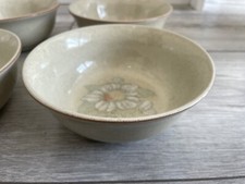 Denby  daybreak dessert / fruit bowl x4