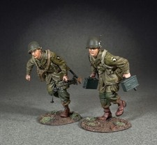 BRITAINS WORLD WAR 2 ALLIES 25238 U.S. 101ST AIRBORNE M1919 MACHINE GUN CREW