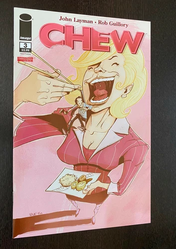 CHEW #3 (Image Comics 2009) -- 3rd Printing VARIANT -- NM- Or Better