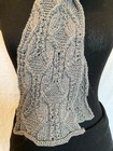 Ob.D. Handmade, Hand Knit, Grey Geometric, Versatile Light Duty Scarf — photo 2