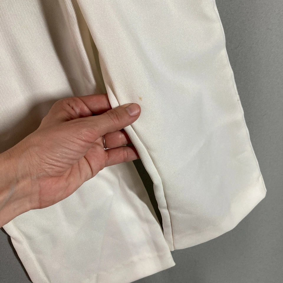 Traje de discoteca de los años 70 para niñas mono mameluco blanco con volantes de encaje nuevo con etiquetas 4T simplemente adorable  Foto 3 de 4