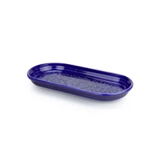 Fiesta® 12" Oblong Serving Platter | Skull and Vine Twilight