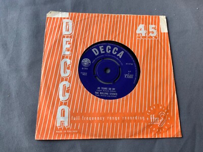 Rolling Stones ''19th Nervous Breakdown/As Tears Go By Decca F. 12331 - 1966 - Ex