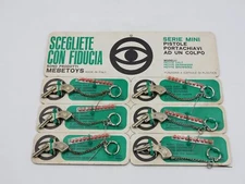 Mebetoys Six Gadget Keychain Mini Series Italy 1960s Fiat Alfa